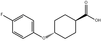 (1R,4R)-4-(4-氟苯氧基)环己烷-1-甲酸,1252898-79-5,结构式