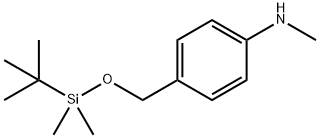 Benzenamine, 4-[[[(1,1-dimethylethyl)dimethylsilyl]oxy]methyl]-N-methyl- 结构式