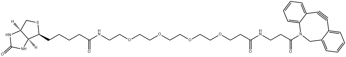 DBCO-PEG4-biotin Structure