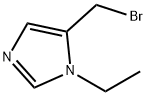 1H-Imidazole, 5-(bromomethyl)-1-ethyl- Structure