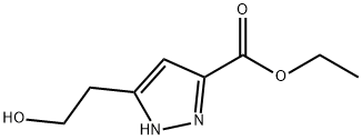 ethyl 5-(2-(benzyloxy)ethyl)-1H-pyrazole-3-carboxylate Struktur
