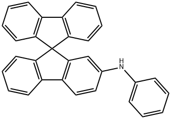 N-苯基-9,9′-螺二[9H-芴]-2-胺 结构式