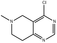 4-chloro-6-methyl-5H,6H,7H,8H-pyrido[4,3-d]pyrimidine Struktur