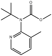 METHYL TERT-BUTYL(3-METHYLPYRIDIN-2-YL)CARBAMATE 结构式