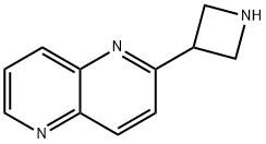 1,5-Naphthyridine, 2-(3-azetidinyl)-,1260780-39-9,结构式