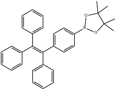 1-(4-苯硼酸频哪醇酯)-1,2,2-三苯乙烯,1260865-91-5,结构式