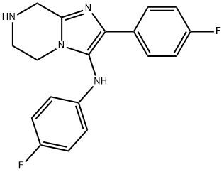 N,2-Bis(4-fluorophenyl)-5,6,7,8-tetrahydroimidazo[1,2-a]pyrazin-3-amine|N,2-Bis(4-fluorophenyl)-5,6,7,8-tetrahydroimidazo[1,2-a]pyrazin-3-amine