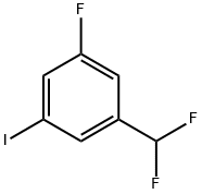 3-fluoro-5-iodobenzodifluoride Structure