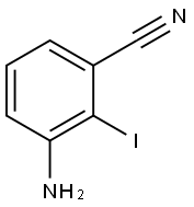 3-amino-2-iodobenzonitrile Struktur