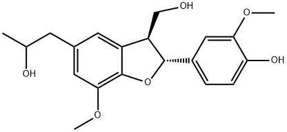 DIHYDRODEHYDRODICONIFERYL ALCOHOL,126253-41-6,结构式