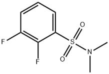 Benzenesulfonamide, 2,3-difluoro-N,N-dimethyl-, 1263277-66-2, 结构式