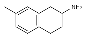 2-Naphthalenamine, 1,2,3,4-tetrahydro-7-methyl- Struktur
