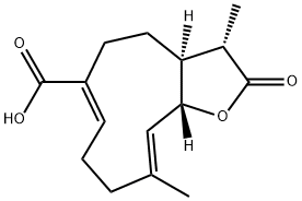 11β,13-Dihydrotaraxinic acid Structure