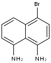 4-溴-1,8-萘二胺, 128094-16-6, 结构式