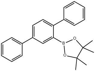 1,3,2-Dioxaborolane, 4,4,5,5-tetramethyl-2-[1,1':4',1''-terphenyl]-2'-yl- Structure