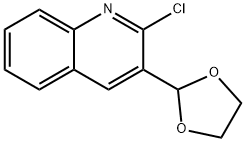 128348-73-2 Quinoline, 2-chloro-3-(1,3-dioxolan-2-yl)-