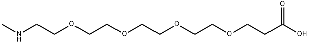 甲胺基-三聚乙二醇-羧酸, 1283658-71-8, 结构式