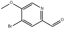 2-Pyridinecarboxaldehyde, 4-bromo-5-methoxy- Structure