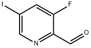 3-Fluoro-5-iodo-2-pyridinecarboxaldehyde,1289127-08-7,结构式
