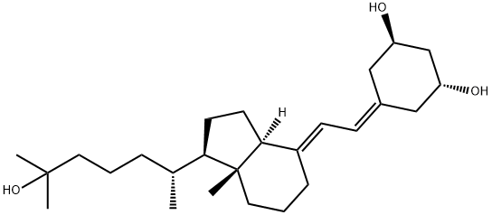 1,25-dihydroxy-19-norvitamin D3 Structure