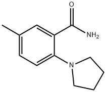 5-methyl-2-(pyrrolidin-1-yl)benzamide Structure