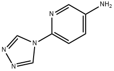 3-Pyridinamine, 6-(4H-1,2,4-triazol-4-yl)- Structure
