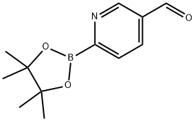 3-Pyridinecarboxaldehyde, 6-(4,4,5,5-tetramethyl-1,3,2-dioxaborolan-2-yl)- Structure