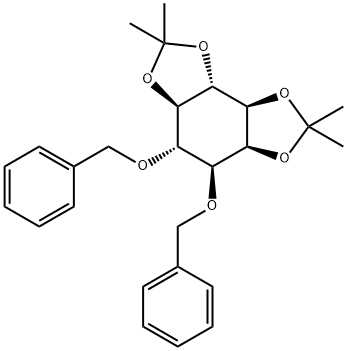 1,2:5,6-Di-O-isopropylidene-3,4-di-O-benzyl-D-myo-inositol Struktur