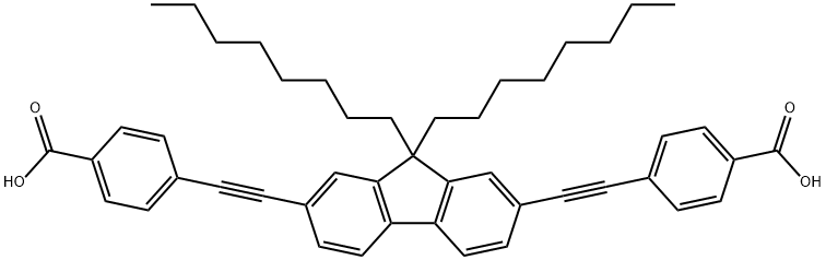 Benzoic acid, 4,4-[(9,9-dioctyl-9H-fluorene-2,7-diyl)di-2,1-