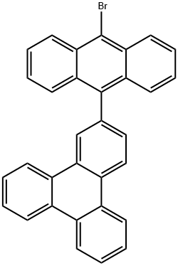 9-溴-10-(2-三亚苯基)蒽, 1314562-66-7, 结构式