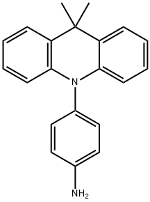 4-(9,9-二甲基-10(9H)-吖啶基)-苯胺, 1315321-91-5, 结构式