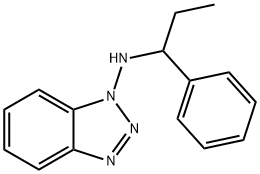 N-alpha-ethylbenzyl-1-aminobenzotriazole Structure