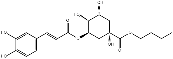 クロロゲン酸ブチル 化学構造式