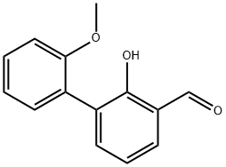 [1,1'-Biphenyl]-3-carboxaldehyde, 2-hydroxy-2'-methoxy- Structure