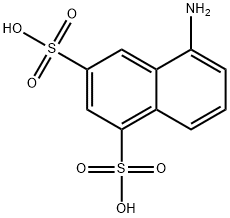 5-氨基萘-1,3-二磺酸, 13306-42-8, 结构式