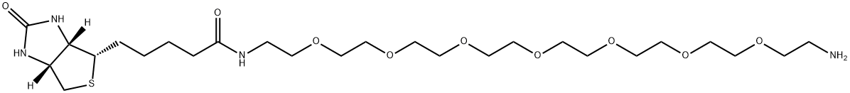 Biotin-PEG7-Amine Struktur