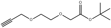 Propargyl-PEG1-CH2COOtBu Struktur