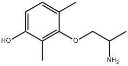 Phenol, 3-(2-aminopropoxy)-2,4-dimethyl-, 133883-48-4, 结构式