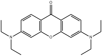 9H-Xanthen-9-one, 3,6-bis(diethylamino)- Structure