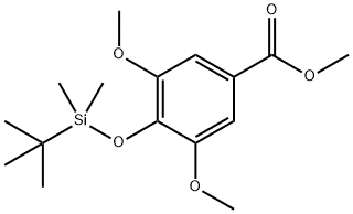 Benzoic acid, 4-[[(1,1-dimethylethyl)dimethylsilyl]oxy]-3,5-dimethoxy-, methyl ester Structure