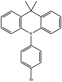 10-(4-Bromo-phenyl)-9,9-dimethyl-9,10-dihydro-acridine Struktur