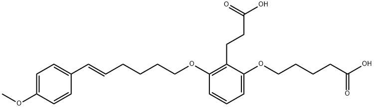 ONO-4057 化学構造式