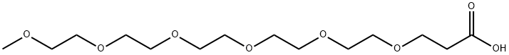 m-PEG6-acid Struktur