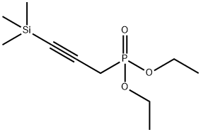 Diethyl P-[3-(trimethylsilyl)-2-propyn-1-yl]phosphonate 化学構造式
