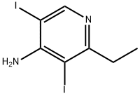 2-Ethyl-3,5-diiodopyridin-4-amine Structure