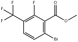 Benzoic acid, 6-bromo-2-fluoro-3-(trifluoromethyl)-, methyl ester Structure
