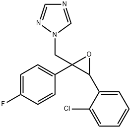 (2RS,3SR)-1-[3-(2-chlorophenyl)-2,3-epoxy-2-(4-fluorophenyl)propyl]-1H-1,2,4-triazole Structure