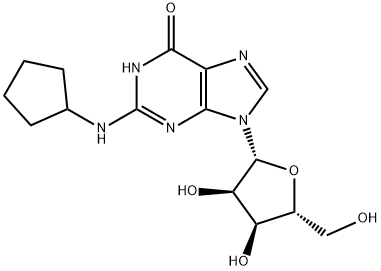 2'-Deoxy-N2-cyclopentyl guanosine Structure