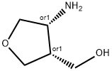 ((3R,4R)-4-氨基四氢呋喃-3-基)-甲醇,1354427-84-1,结构式