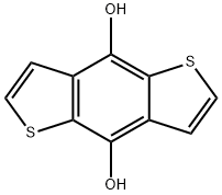 ベンゾ[1,2-b:4,5-b′]ジチオフェン-4,8-ジオール 化学構造式